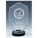 Jade Glass Award Trophy- Personalised Engraving- Gift Boxed