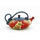 Pottery Teapot, Handmade Teapot, Art pottery teapot, Unique quirky teapot, Stoneware teapot, Coffee and Tea party 47oz