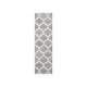 Moroccan Runner Rug, Geometric Traditional Runner, Hallway Runner Rug, Stair Runner, Wool Runner Rug, 60 x 230cm, Patterned Runner, Grey