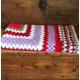 Lovely Vintage Hand Knitted Throw/Baby Blanket 31in x 31in