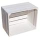 WHITE Painted Apple Crates - Choose your quantity - 2,3,4,6,8,10,12,24 + Wooden Storage Box Used Crate