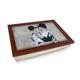 Banksy Kissing Coppers Lap Tray L476 | Personalised Gift | Cushioned Laptray | Multi Purpose Tray | Laptop Desk | Handmade In UK | 2 Sizes