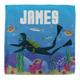 Personalised Children's Face Cloth - Scuba - Bath , Any Name, Colourful, Bath, Beach, Cotton