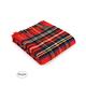 Royal Stewart Tartan Wool Blanket, Scottish Tartan Wool Bed Blanket, 100% Pure Wool throw Blanket, Made in England