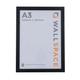 A3 Frame - Black 25mm A3 Frame With Real Glass And Made From Solid Wood. A3 Black Photo Frame Is The Perfect Frame For An A3 Print