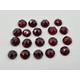 20 pieces of 5mm Garnet Rose Cut Round Shape Loose Gemstones for Jewellery Making