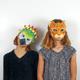 3D Jungle Animals Book for Kids + Free Printable DIY Digital Mask