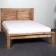 Solid Pine Chunky Panel Bed with Low Foot End (3ft-6ft Available)