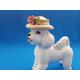 Poodle dog figure, dog figurine, dog sculpture, dog ornaments, poodle dog, resin dog figure, resin figure, porcelain dog figure, poodle
