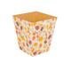 Waste Paper Bin trash can Autumn Leaves wooden decoupaged unique gift