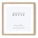 Square 70x70cm Oak Frame With Mount | To Fit 60x60cm Prints | For Art & Photos | Solid Wooden Picture Frame | Real Glass | 100% Plastic Free