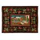 Handmade Eastern European Bessarabian Kilim Rug. Vintage Floral Pattern Tapestry. 100% Organic Wool and Natural Dyes. 5.6x7.3 Ft, BKK3.