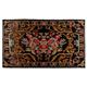 Hand-Woven Vintage Eastern European Bessarabian Kilim Rug with Flower Design, 100% Organic Wool and Natural Dyes. 5.6x9.3 Ft, BKK346.