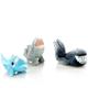 Set of 3 Mini Cute and Adorable Sea Life Creatures Dolphin, Whale, Shark packed in a Gift Box Small Ceramic Gifts