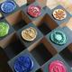 3 Wax seal stamps with 1 handle - wreath, crown, Aztec, pear, snowflake, stag, thank you, 25dec, star, love, feather, leaf.