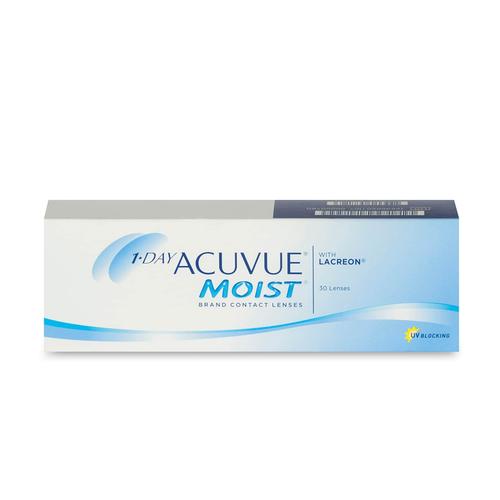 Johnson & Johnson 1-Day Acuvue Moist (30er Packung) Tageslinsen (-0.75 dpt & BC 9) mit UV-Schutz