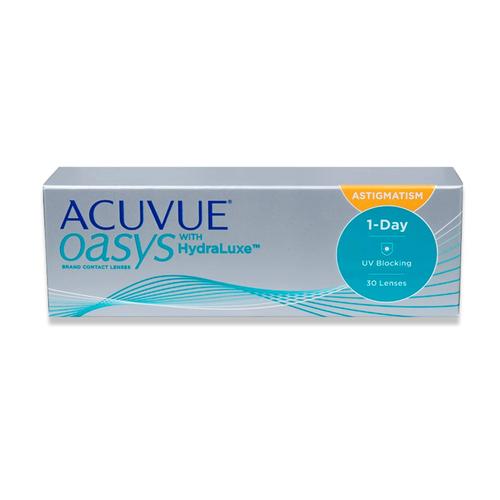 Johnson & Johnson Acuvue Oasys 1-Day for Astigmatism (30er Packung) Tageslinsen (-3.5 dpt, Zyl. -1,25, Achse 60 ° & BC 8.5) mit UV-Schutz