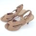 Michael Kors Shoes | Euc Micheal Kors Nude Suede Cutout Pumps | Color: Brown/Tan | Size: 7.5