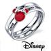 Disney Jewelry | Disney Mini Mouse Red Enamel “Love Is All You Need” Ring*New | Color: Red/Silver | Size: Os