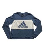 Adidas Shirts & Tops | Adidas Kids Athleisure Sweatshirt Blue White Size Youth Size S | Color: Blue/White | Size: Sb