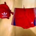 Adidas Pants & Jumpsuits | Adidas Bundle Backpack And Shorts | Color: Red | Size: M