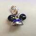 Disney Jewelry | Disney Mickey Mouse Hat Bracelet Necklace Charm | Color: Black/Silver | Size: Os