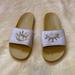 American Eagle Outfitters Shoes | Funky Sandals | Color: White/Yellow | Size: 8