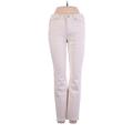 Gap Jeans - Mid/Reg Rise: Ivory Bottoms - Women's Size 24 - Light Wash