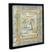 ArtWall Gold Tapestry I Gold & Gallery Wrapped Floater-Framed Canvas in White | 2 D in | Wayfair 2hri068a1414f