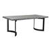Steelside™ Kenmore Dining Table Wood/Metal in Gray | 78" L x 40" W | Wayfair B955B2C944CC4BF193F54E76A1DF0AB3