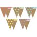 Latitude Run® 2-Sided 8.75" x 6.75" Pennants in Blue/Brown/Yellow | 8.75 H x 6.75 W in | Wayfair 5D6FD8C6044D40EEB949F9AC2503D9CE