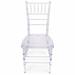 Rosdorf Park 4Pcs Clear Acrylic Wedding Event Stacking Heavy Duty Gloss Chiavari Dining Side Chairs Plastic/Acrylic | Wayfair