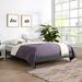 Loryn Upholstered Queen Platform Bed Frame with Wood Slat Support