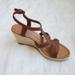 Kate Spade Shoes | Kate Spade Fay Braided Espadrille Wedge Sandals 9m | Color: Brown | Size: 9