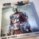 Disney Toys | 3d Disney Star Wars Mandalorian Jigsaw Puzzle New | Color: Brown/Green | Size: Osb