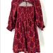 Free People Dresses | Free People Rose Awaits Backless Dress | Color: Pink/Red | Size: Xs