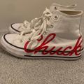 Converse Shoes | Converse Chuck Taylor All Star High Top Unisex/Toddler Shoe Size Toddler Sz 1 | Color: Red/White | Size: 1bb