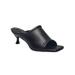 Women's Candice Open Toe Heeled Mule by French Connection in Black (Size 7 1/2 M)
