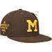 Men's Physical Culture Brown Monticello Athletic Association Black Fives Fitted Hat