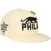 Men's Physical Culture Cream Philadelphia Panthers Black Fives Fitted Hat