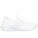 Skechers Women's Ultra Flex 3.0 - Classy Charm Sneaker | Size 10.0 | White | Textile/Synthetic | Vegan | Machine Washable