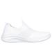 Skechers Women's Ultra Flex 3.0 - Classy Charm Sneaker | Size 8.5 | White | Textile/Synthetic | Vegan | Machine Washable