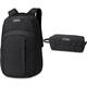 Dakine Rucksack Campus M 25L Liter Black + Zubehörtasche Black - Schwarz