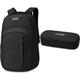 Dakine Rucksack Campus M 25L Liter Black + Federmäppchen Black - Schwarz