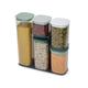 Joseph Joseph 5 piece Podium Airtight Kitchen Food Storage Jar Container Set with Stand, Editions Sage Green