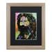 Trademark Fine Art 'Garcia' by Dean Russo Framed Graphic Art Canvas, Wood | 19.25 H x 23.25 W x 0.75 D in | Wayfair ALI2611-W1620BMF