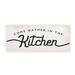 Stupell Industries Come Gather In The Kitchen Sign Family Charm Wood in Brown | 7 H x 17 W x 0.5 D in | Wayfair af-185_wd_7x17