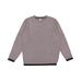 LAT L6789 Men's Adult Statement Fleece Crew Sweatshirt in Granite Heather/Black size Large | 60/40 cotton/polyester fleece 6789