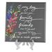 Trinx Every Day You Have Your Family Decorative Plaque Porcelain/Ceramic in Gray | 6 H x 6 W x 1 D in | Wayfair BAF6D2D0F14441299C637E79EB6CEC79