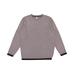 LAT L6789 Men's Adult Statement Fleece Crew Sweatshirt in Granite Heather/Black size Small | 60/40 cotton/polyester fleece 6789